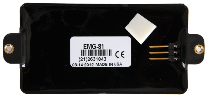 EMG 81 픽업 후면 퀵 커넥터 단자