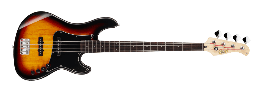 콜트 GB34JJ 3톤 썬버스트 3-Tone Sunburst 액티브 베이스기타