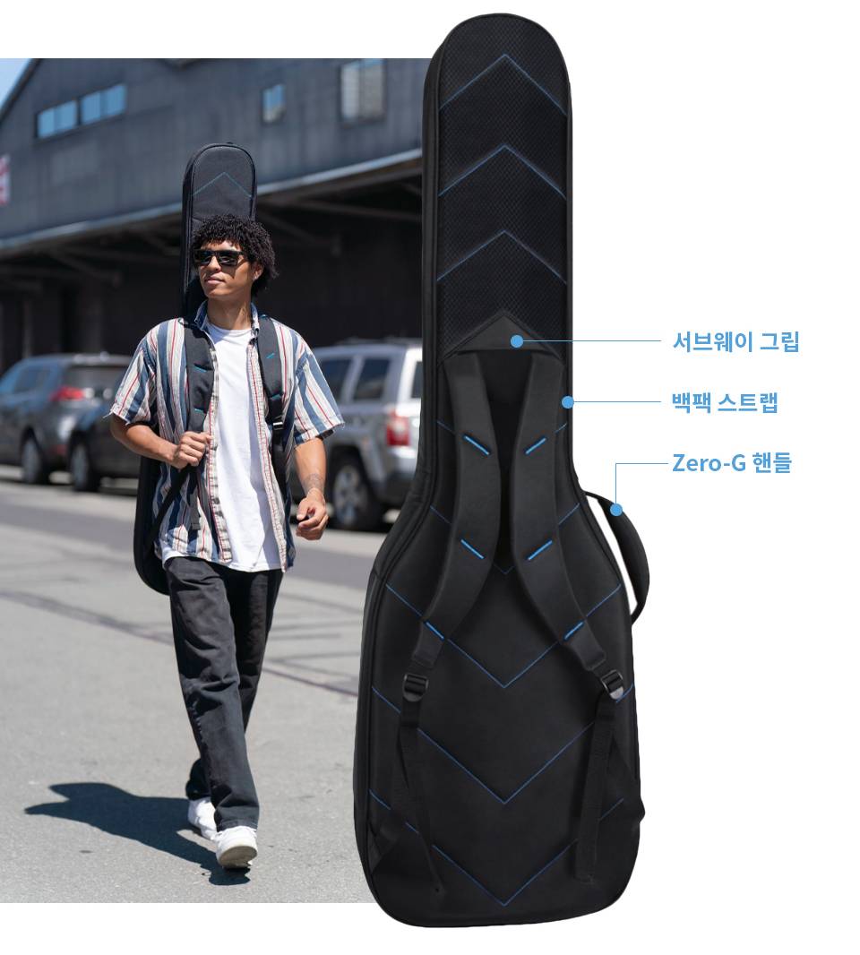 RBX-LP 완충 백팩 스트랩 및 서브웨이 그립