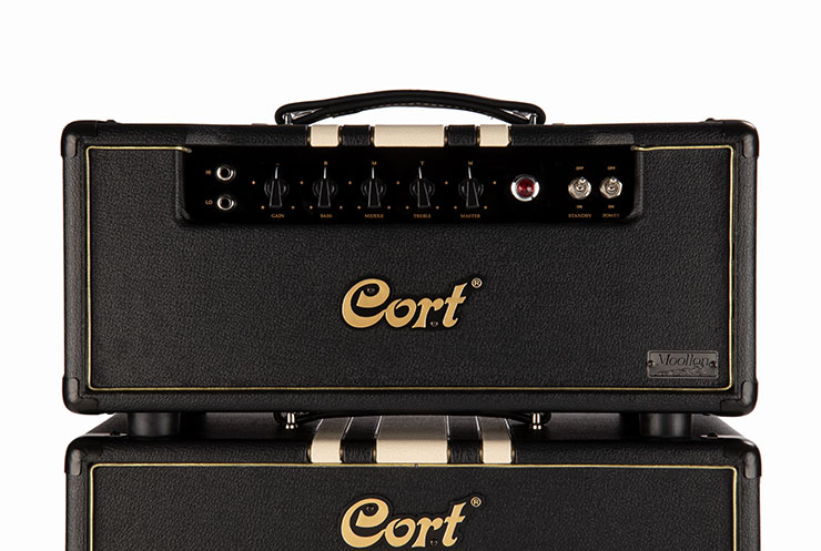 Cort CMV15H 노브 및 컨트롤러 클로즈업