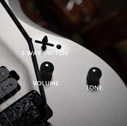 1 Volume & 1 Tone 3 Way Pickup Selector