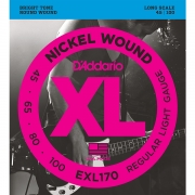 다다리오 베이스기타 스트링 EXL 170 Nickel Wound Bass, Light, 045-100