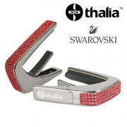 Thalia Capo Black Chrome -Swarovski Ruby Crystal Inlay (B200-SC-S) / 탈리아 카포