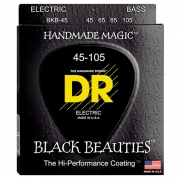 DR Black Beauties 블랙 코팅 스테인레스 / 핸드메이드 베이스 스트링 블랙뷰티 (BKB-45) 45-105 4현/DR 베이스기타 스트링